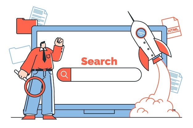 Seo concept illustration